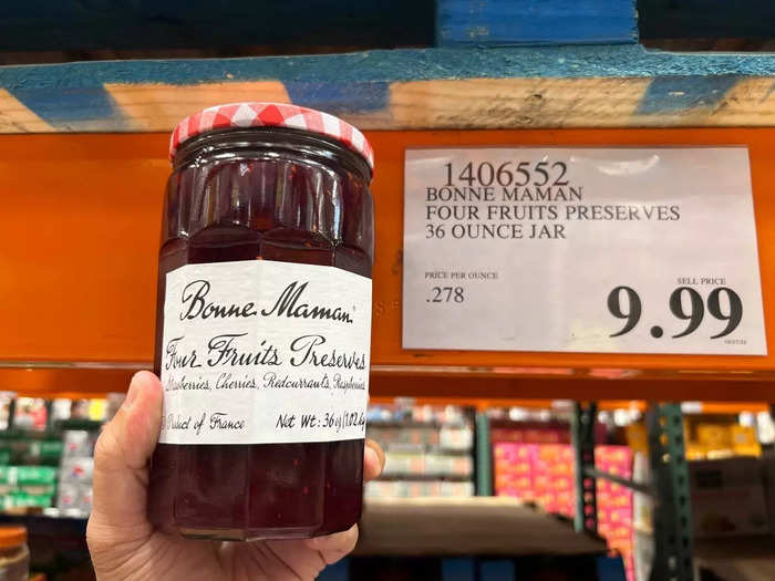 Some of the Bonne Maman preserves pair well with croissants.