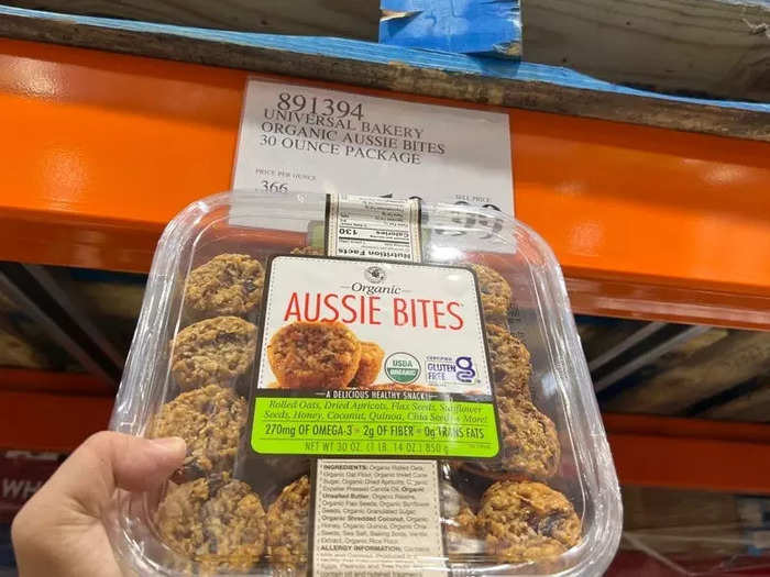 The Universal Bakery Aussie bites are packed with oats and seeds.