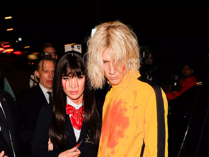 Megan Fox and Machine Gun Kelly went as characters from Quentin Tarantino