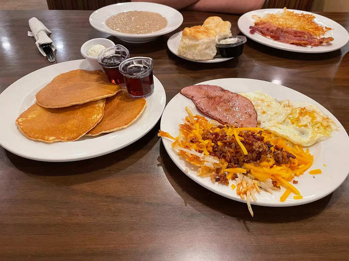 At Bob Evans, I ordered the Farmer