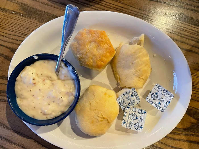 I think ordering the biscuits and gravy was a mistake.