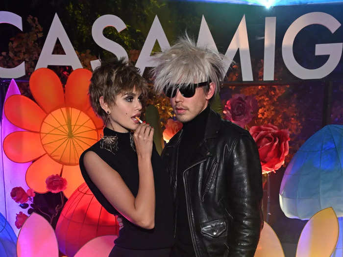Kaia Gerber and Austin Butler turned to the art world for their Halloween costumes.