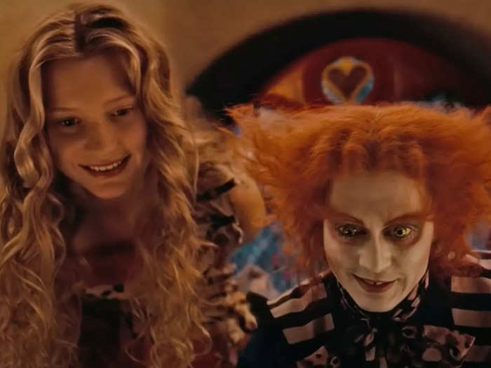 Most critics deemed "Alice in Wonderland" (2010) a visual treat.
