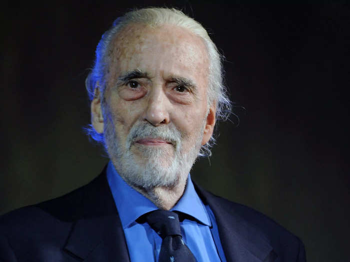 The original suggestion for the villain was "The Lord of the Rings" and "Star Wars" actor Christopher Lee.