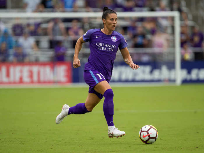 2018: Without any national team call-ups, Krieger focused on NWSL play with the Orlando Pride.