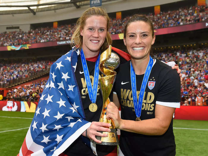 2015: Krieger became a World Cup champion.