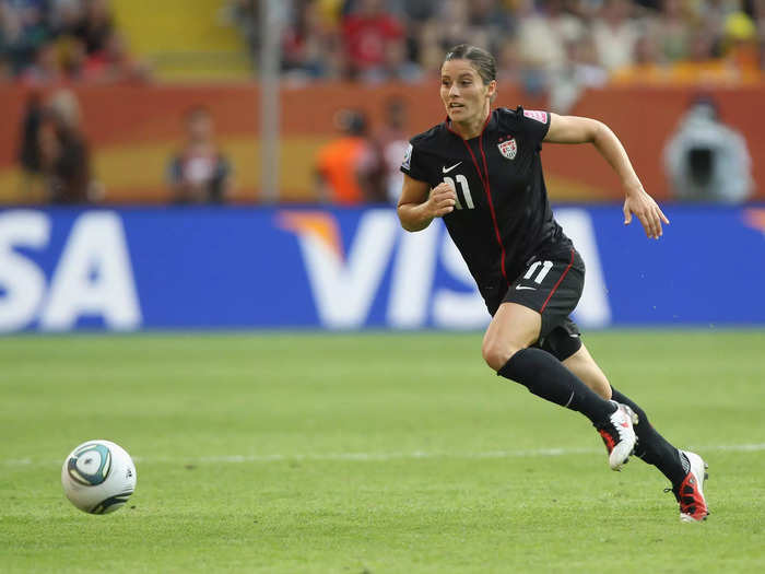 2011: Krieger make her FIFA World Cup debut with the USWNT.