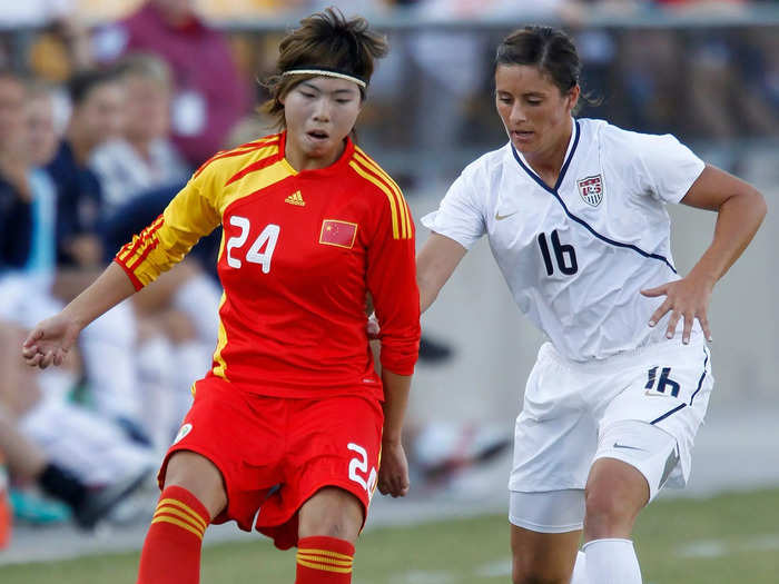 2008: She debuted with the USWNT.