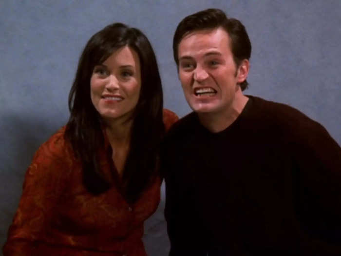 When the time comes for Chandler and Monica to take engagement photos, he can