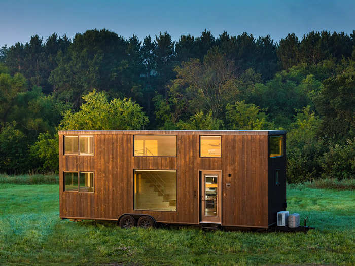 Escape Homes wasn’t always a landlord: The company got its start building and selling modern tiny homes on wheels.