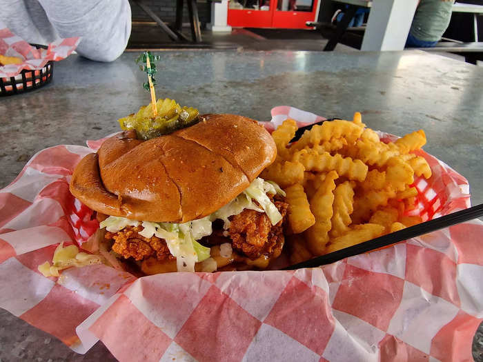 3. Fried chicken sandwich