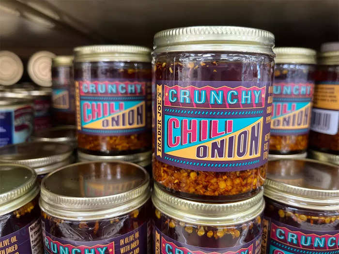 The chili-onion crunch adds spice to so many dishes.