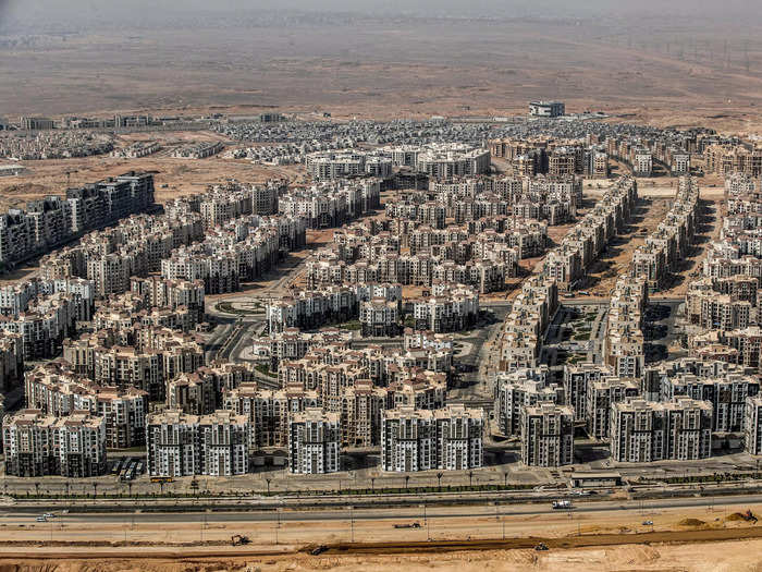 Thousands of residential apartments have already been built in the New Administrative Capital.