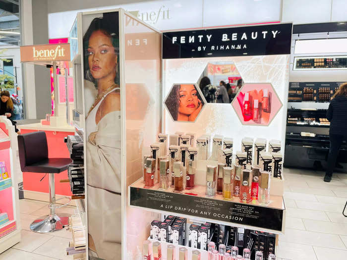 Ulta had an entire aisle devoted to Fenty Beauty