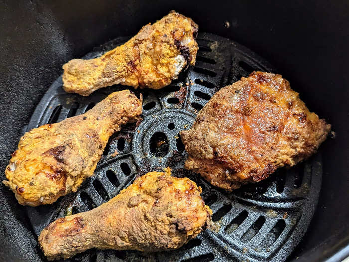 My family uses our air fryer for a variety of meals, so I knew the process would be easy.