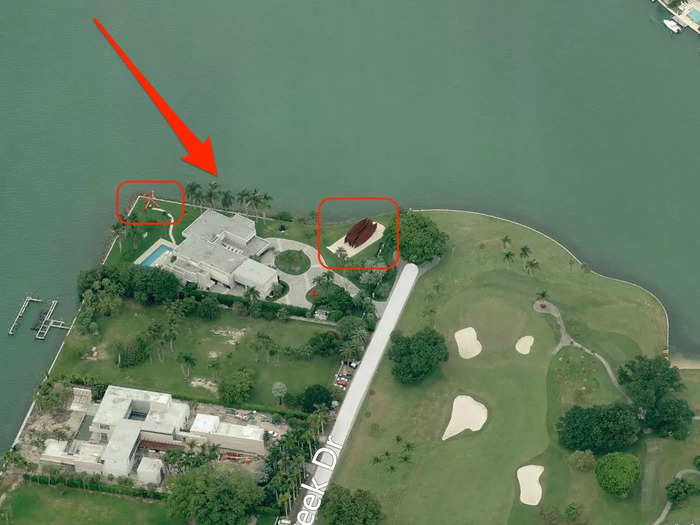 Car dealership tycoon Norman Braman bought an 8-bedroom house on the island for $3.9 million in 1991.