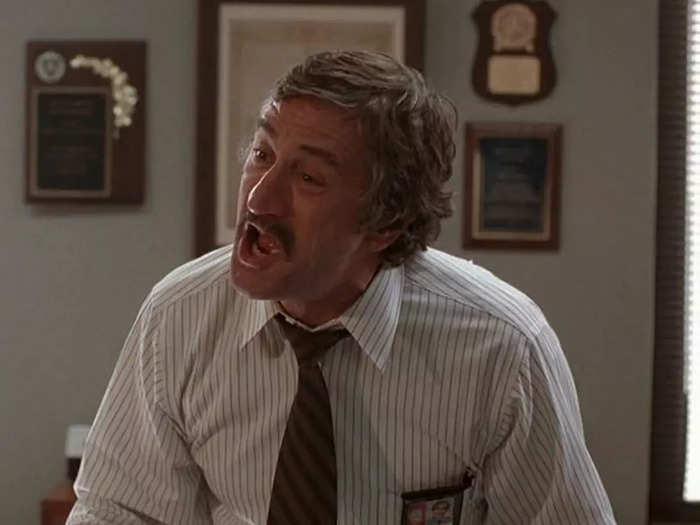 The famous "You blew it!" line that Robert De Niro utters in "Cop Land" wasn