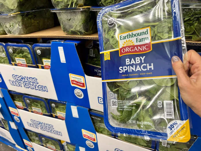 I add a handful of baby spinach to so many meals.