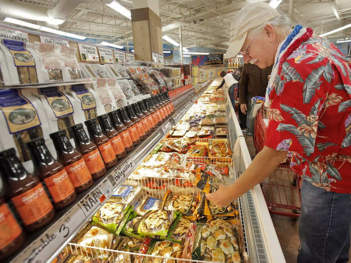 A welcome surprise is how much better frozen-food options are at grocery stores in the US compared to those in the UK.