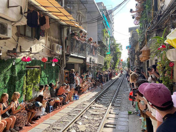 We spent the first night in Hanoi and the next day exploring the city. The train wasn