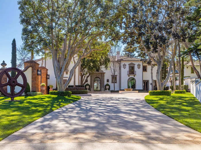 The property is located in Beverly Park, a gated community in Los Angeles.