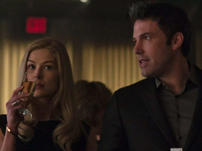 A woman frames her cheating husband for murder in "Gone Girl."