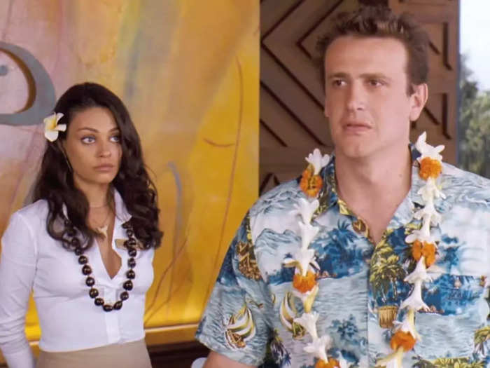 A composer stays at the same resort as his ex and her new boyfriend in "Forgetting Sarah Marshall."