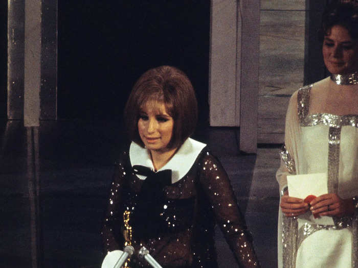 Streisand was the only person to win an Oscar for "Funny Girl," despite the movie receiving eight nominations.