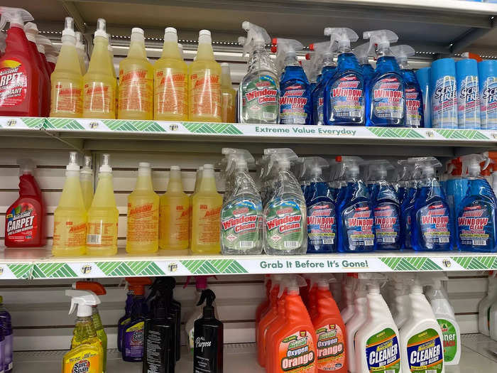 I buy my cleaning products at Dollar Tree. 