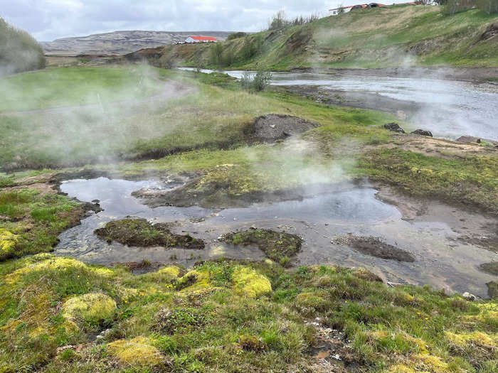 The rural location is around 62 miles from Reykjavík.