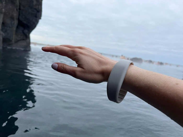 Similar to the Blue Lagoon, I received a digital wristband.