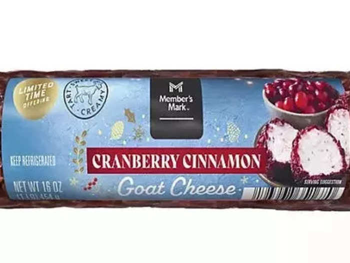 Complement salty charcuterie meats with cranberry-cinnamon goat cheese.