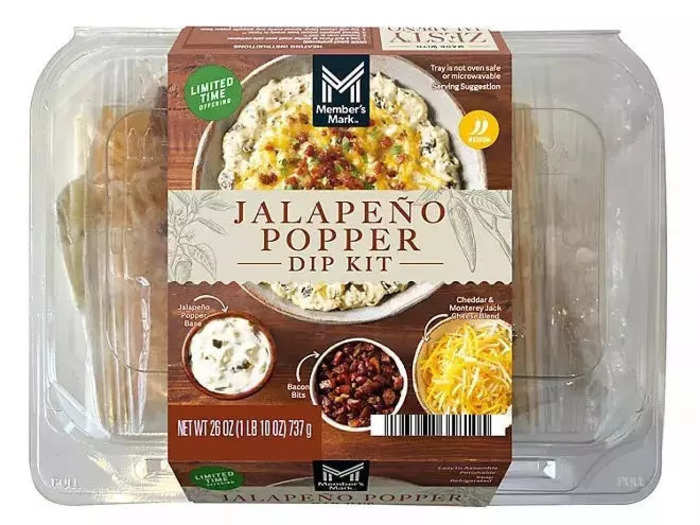 Feed a crowd with the Member’s Mark jalapeño-popper dip kit.