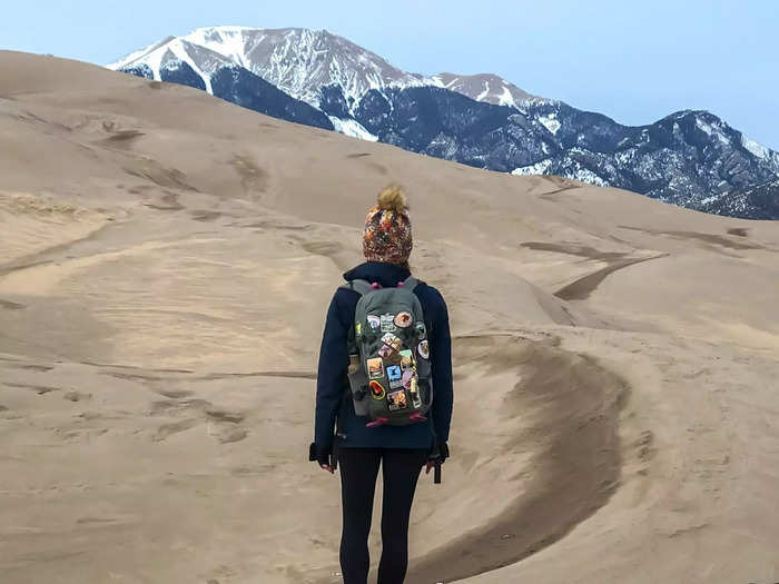 Great Sand Dunes National Park in Colorado is home to the largest sand dunes in North America. 