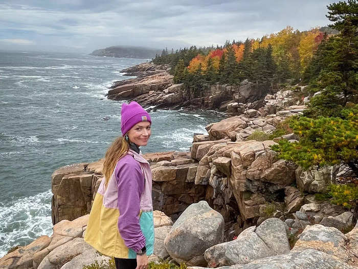 Acadia National Park in Maine has stunning ocean and lake views.