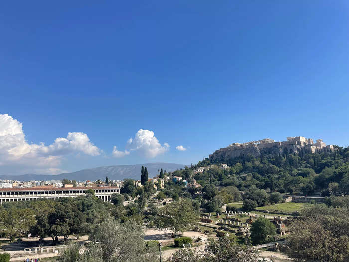 I could feel the history at the Ancient Agora of Athens.