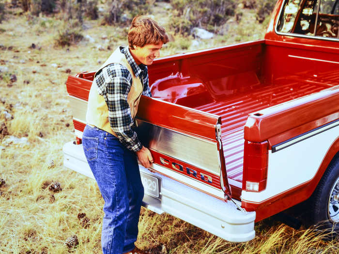 In the 1980s, a removable tailgate option showed up on the F-Series.