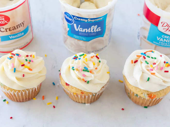 In my opinion, Duncan Hines had the best vanilla frosting.  