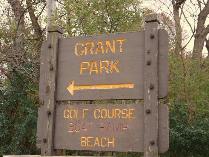 Seven Bridges Trail is located in Grant Park in South Milwaukee, Wisconsin. The park is situated in an urban area easily accessible by car, a few miles off Wisconsin