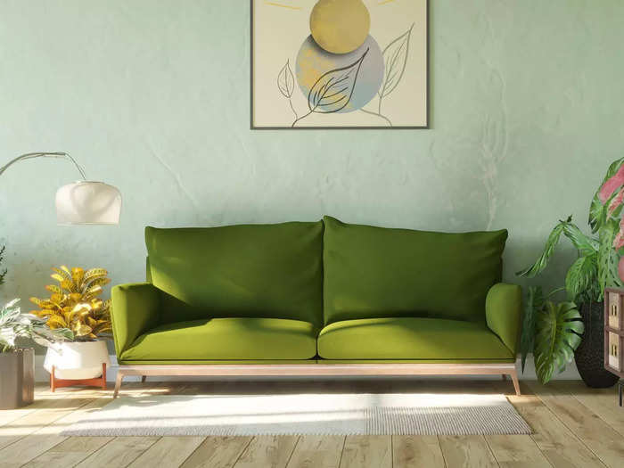 Incorporate green for a calming vibe.