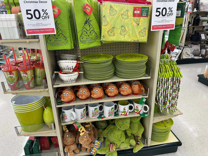 The Grinch seemed to be the main character at Hobby Lobby.