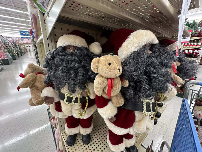 Hobby Lobby was lacking in Black Santa representation.