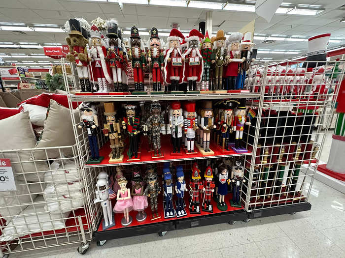 Michaels had about half the merchandise Hobby Lobby did.