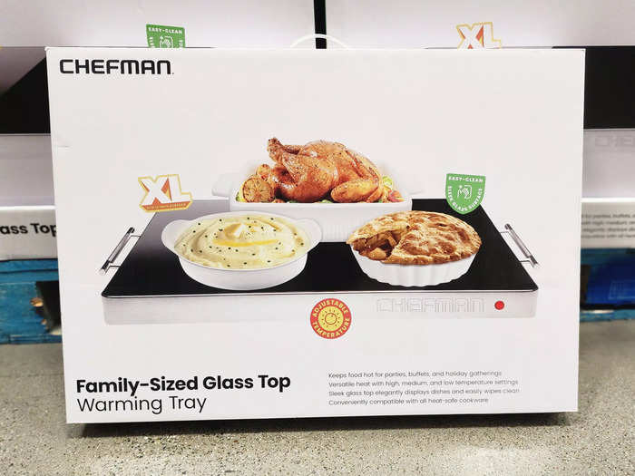 Prepare for holiday cooking with the Chefman warming tray.