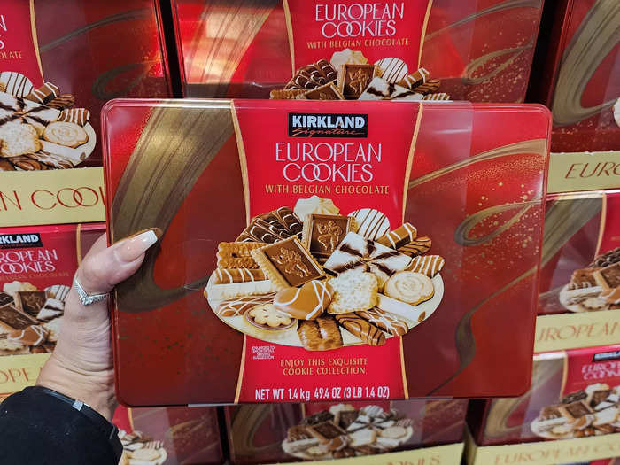 Get festive with the Kirkland Signature European cookies.