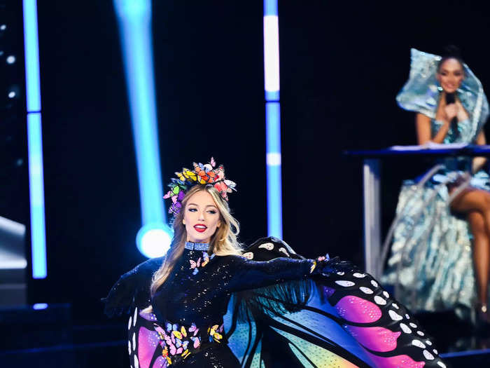 Miss Malta Ella Portelli floated across the stage like a butterfly.