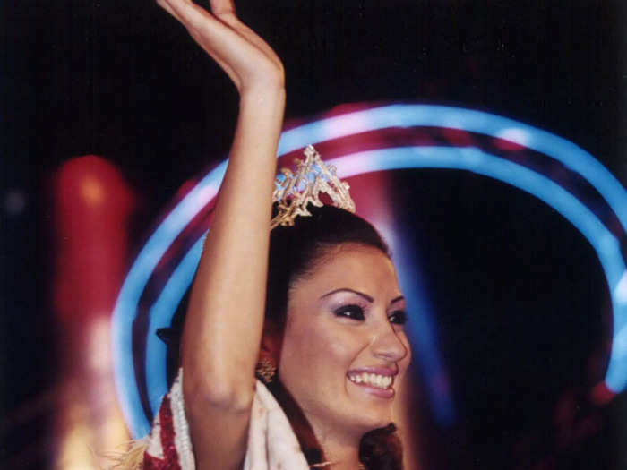 Miss Lebanon dropped out of the pageant in 2002 because of global politics. 