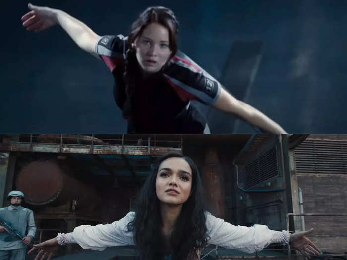 Lucy Gray purposefully recreates Katniss Everdeen