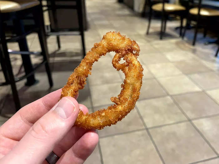 Dairy Queen definitely won the onion-ring battle.