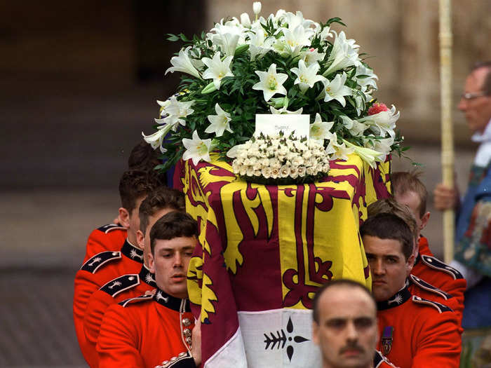 This is accurate. The funeral procession lasted just under two hours and concluded at Westminster Abbey.